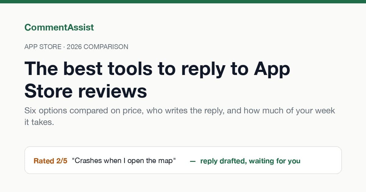 The Best Tools to Reply to App Store Reviews (2026 Comparison)